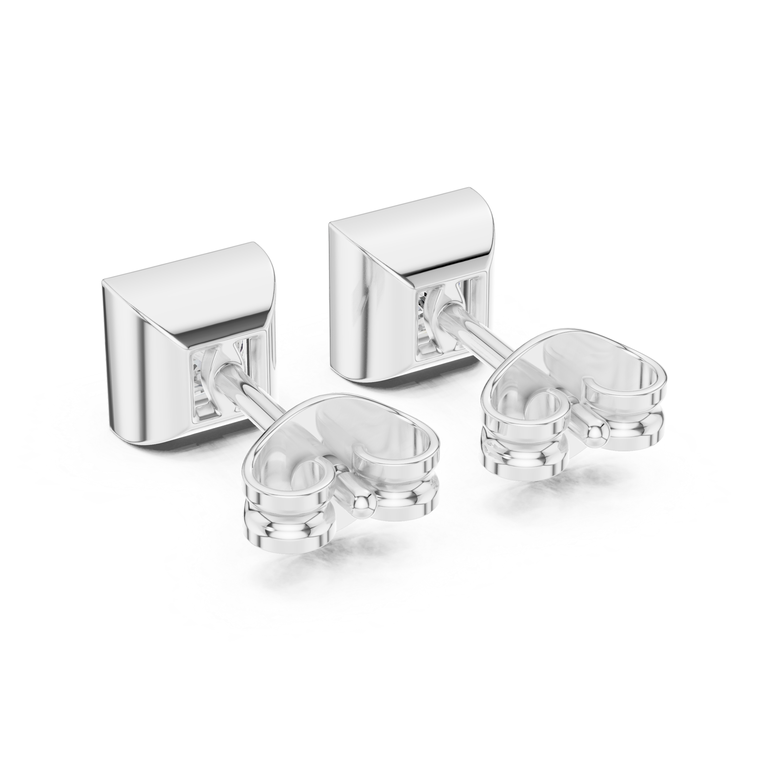 Princess Cut Diamond Stud Earrings