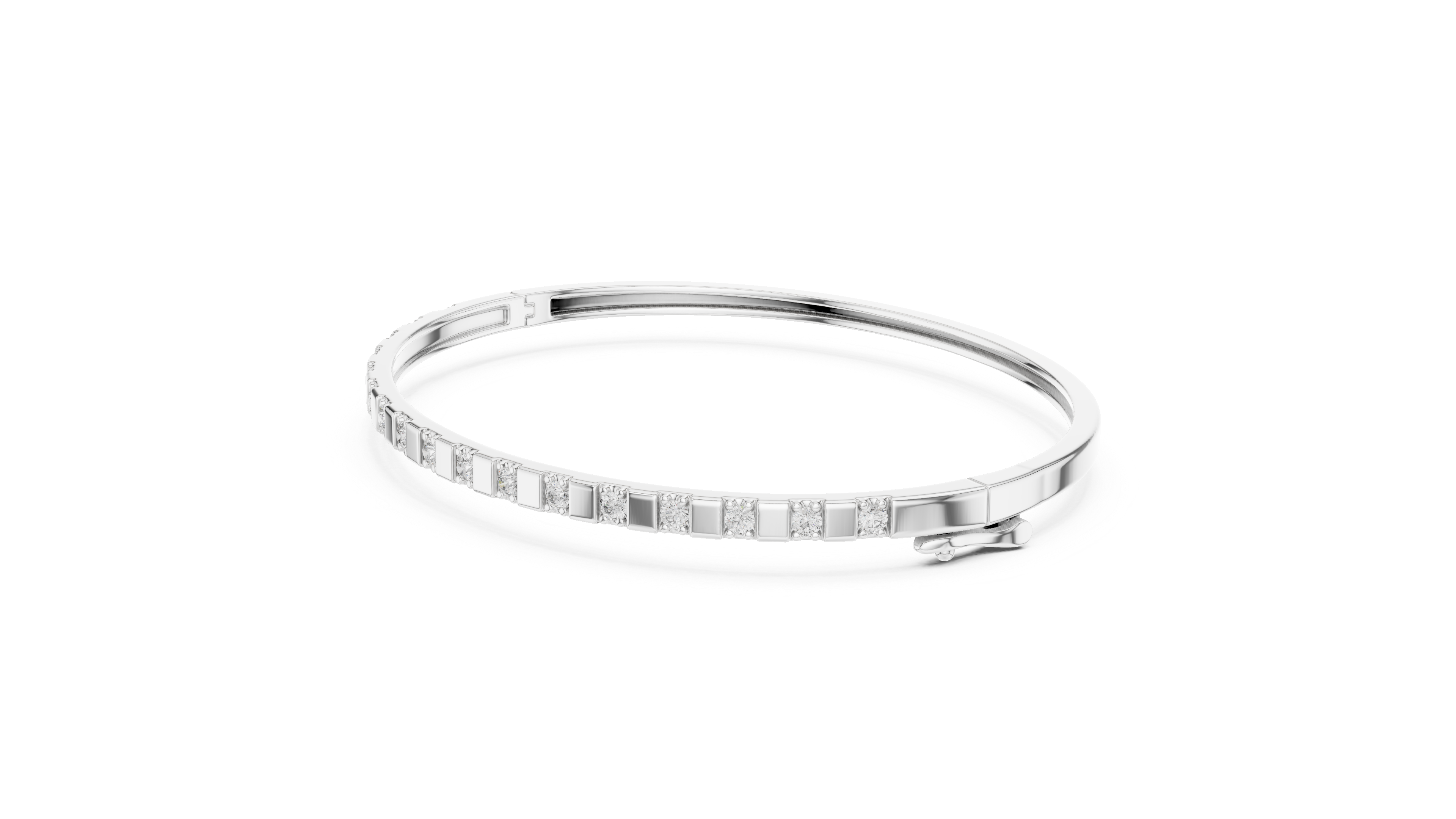 Diamond Tennis Bangle