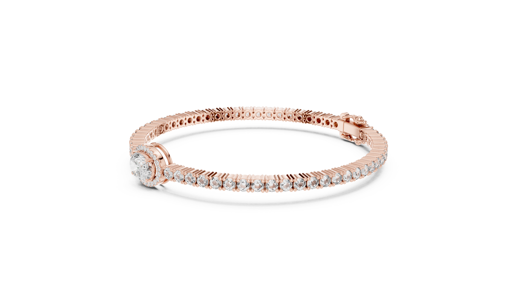 East West Oval Tennis Bangle