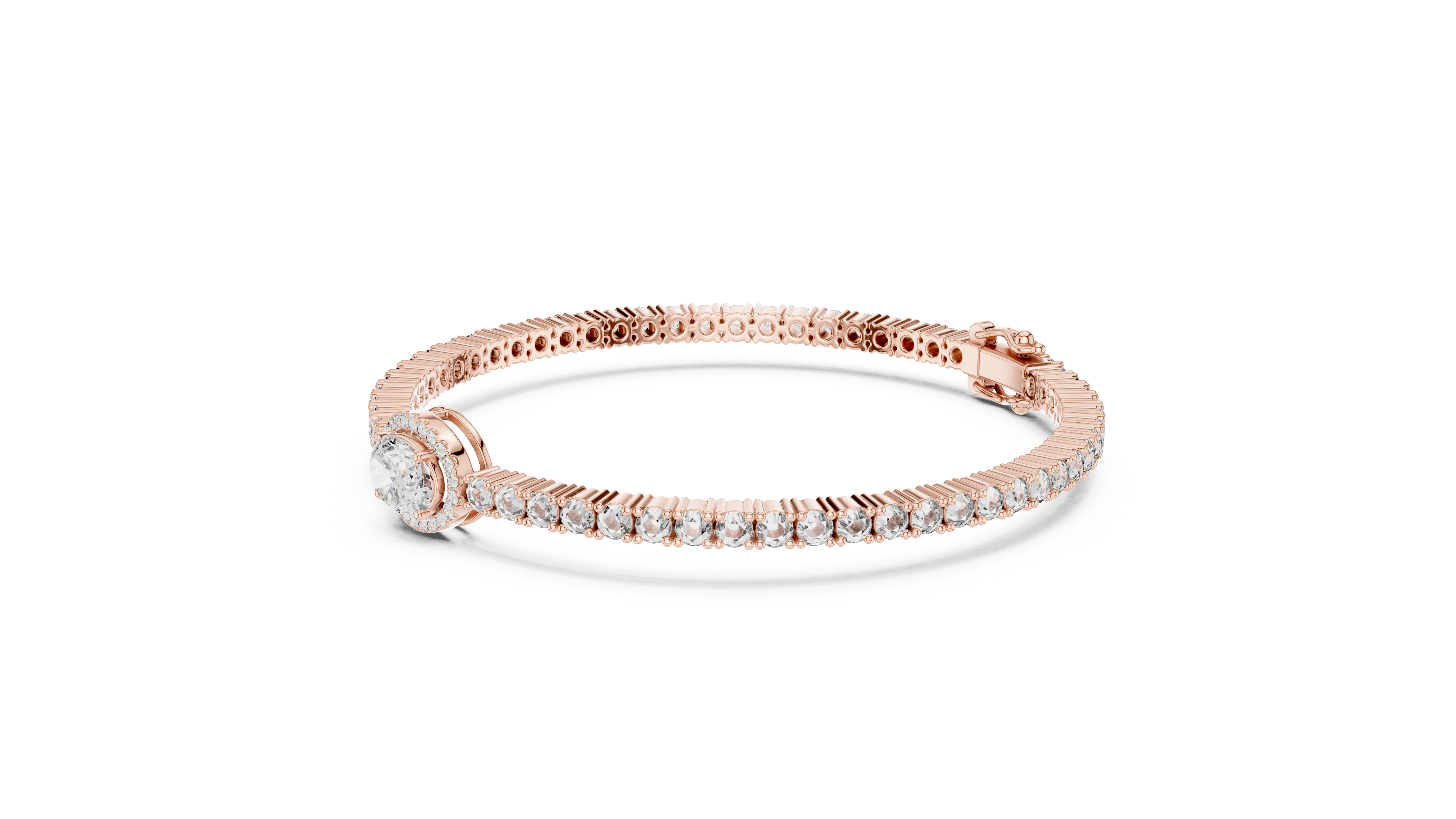 East West Oval Tennis Bangle
