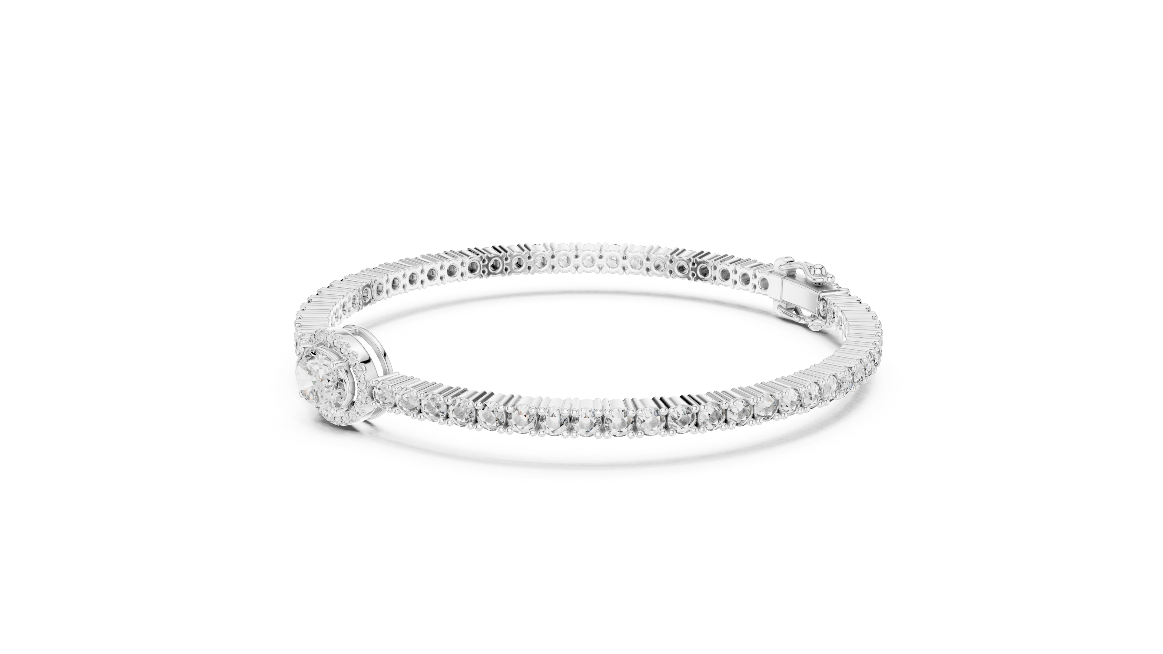 East West Oval Tennis Bangle