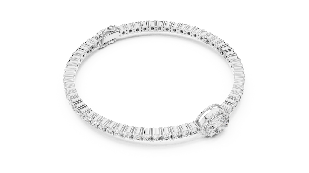 East West Oval Tennis Bangle