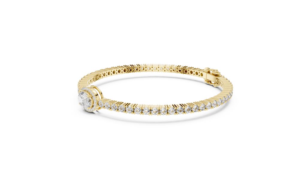 East West Oval Tennis Bangle