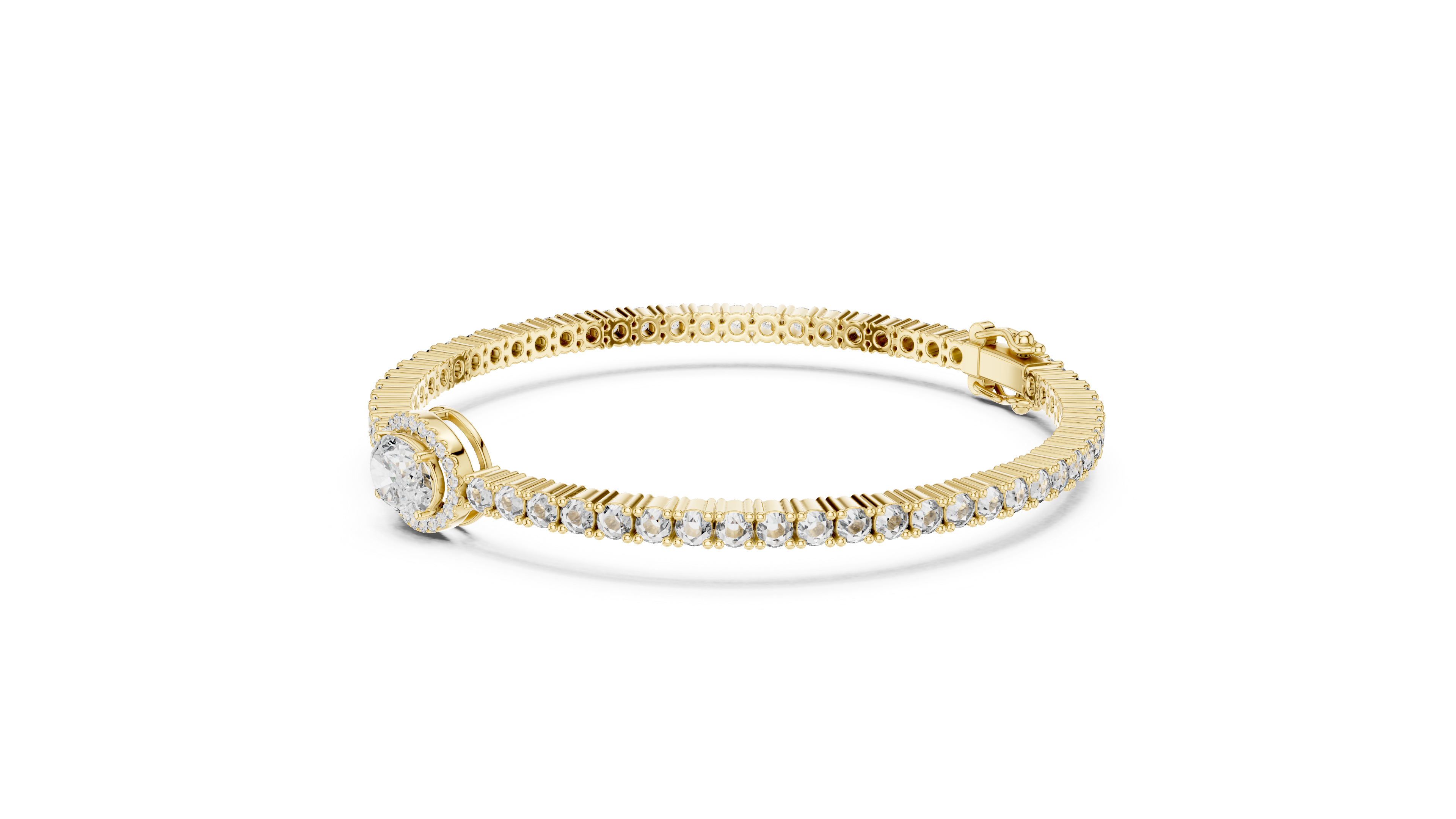 East West Oval Tennis Bangle