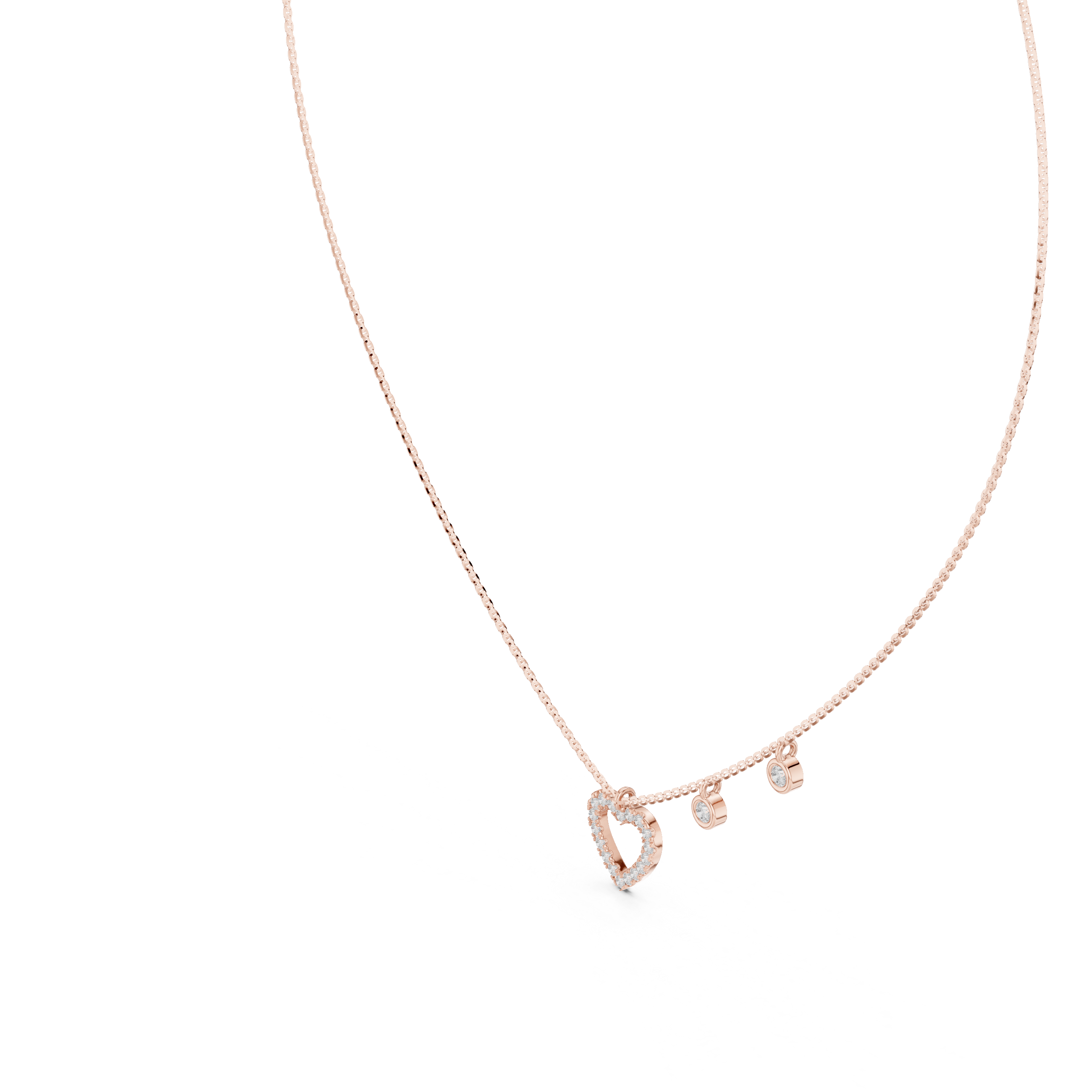 Heart Diamond Pendant