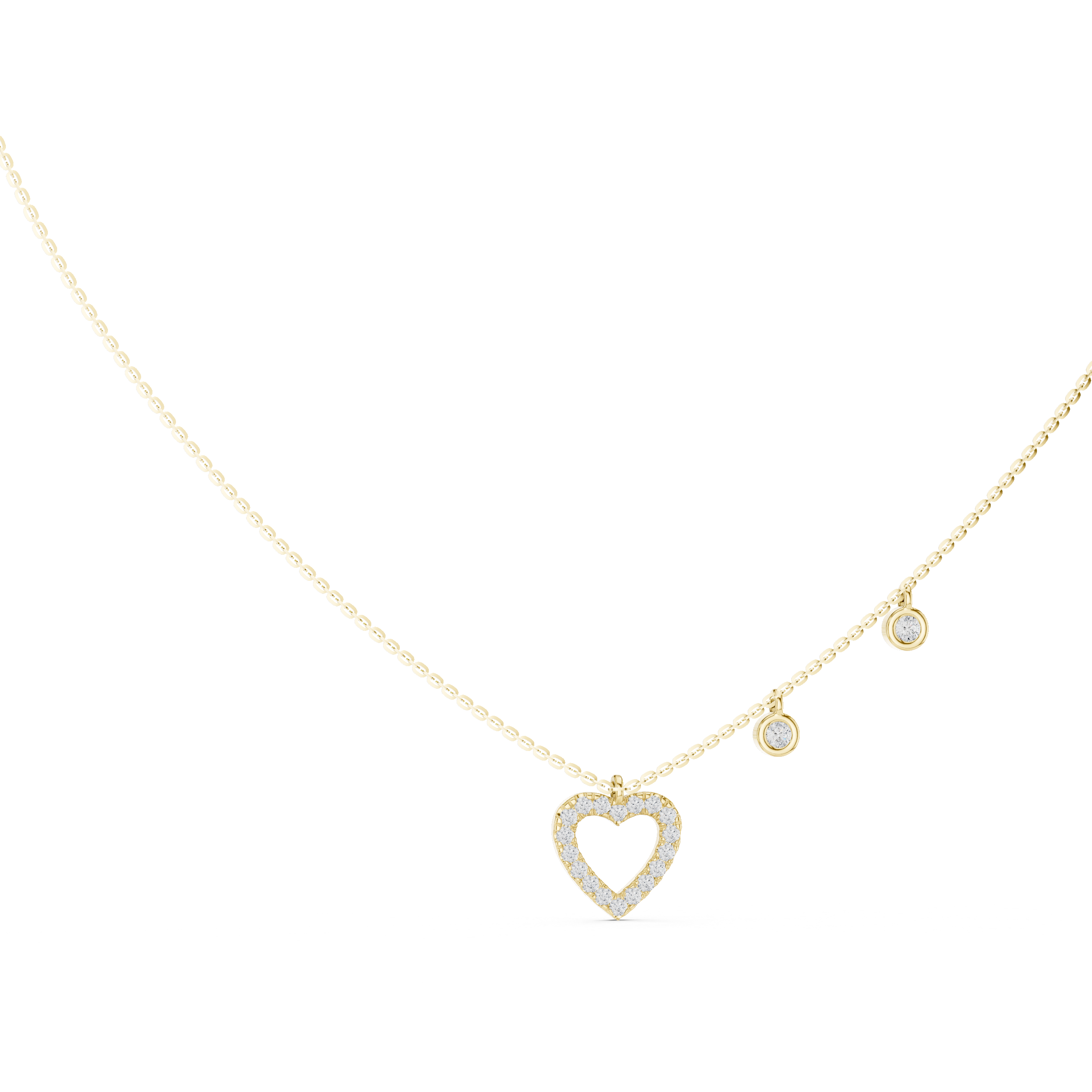 Heart Diamond Pendant
