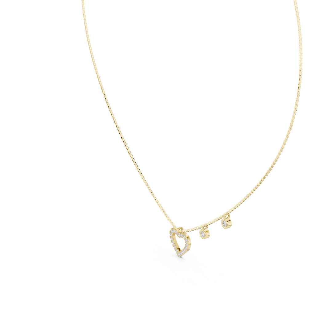 Heart Diamond Pendant