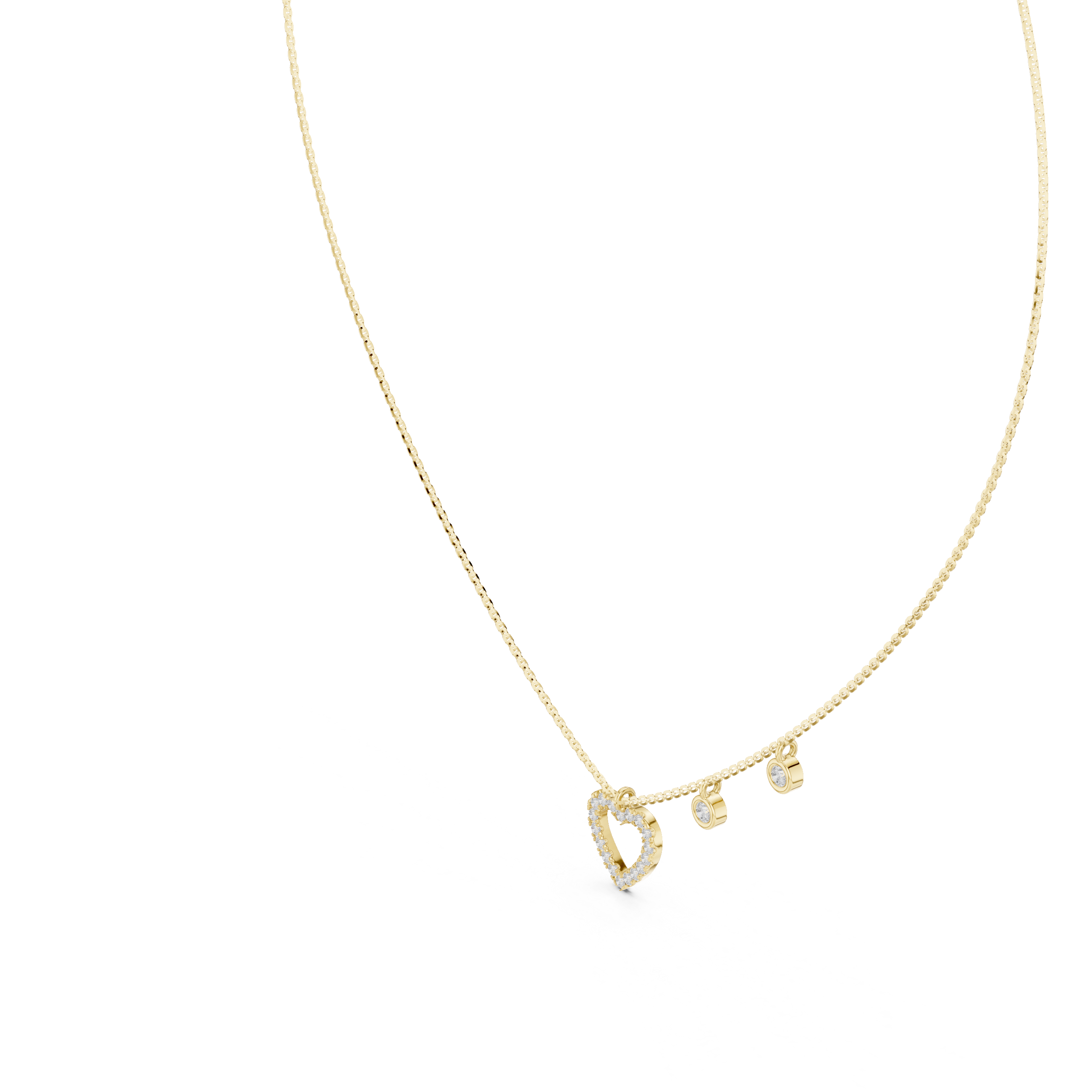 Heart Diamond Pendant