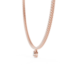 Pear Diamond Drop Necklace