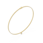 Pear Diamond Drop Necklace