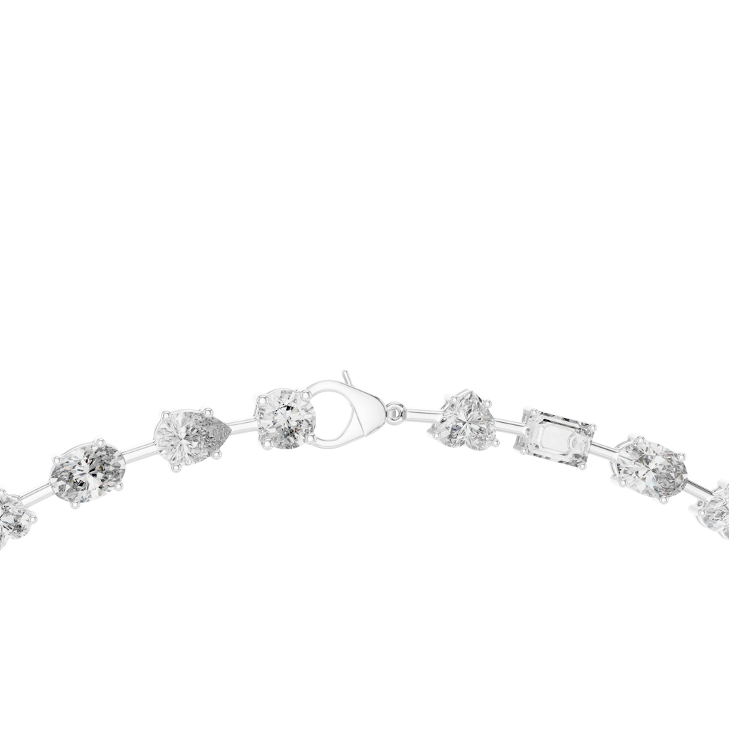 Multi-Shape Diamond Necklace