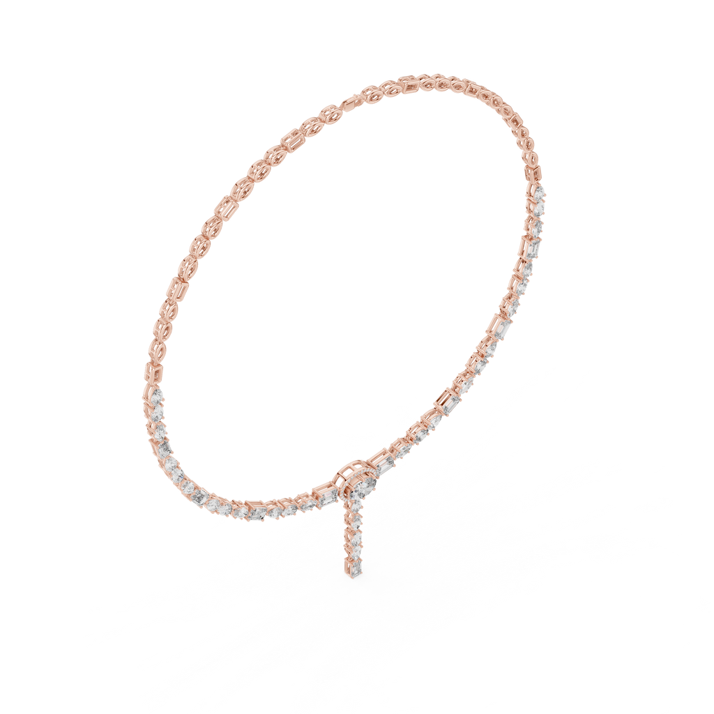 Y- Lab Grown Diamond Necklace