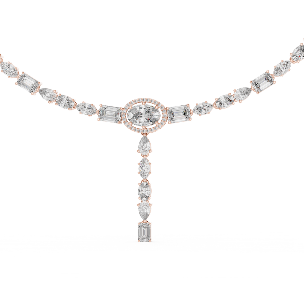Y- Lab Grown Diamond Necklace