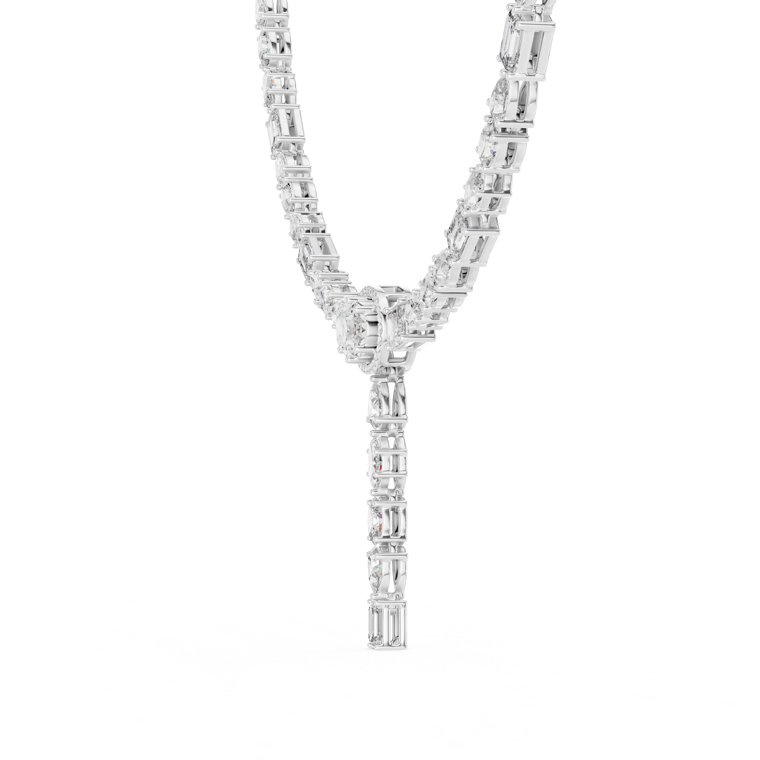 Y- Lab Grown Diamond Necklace