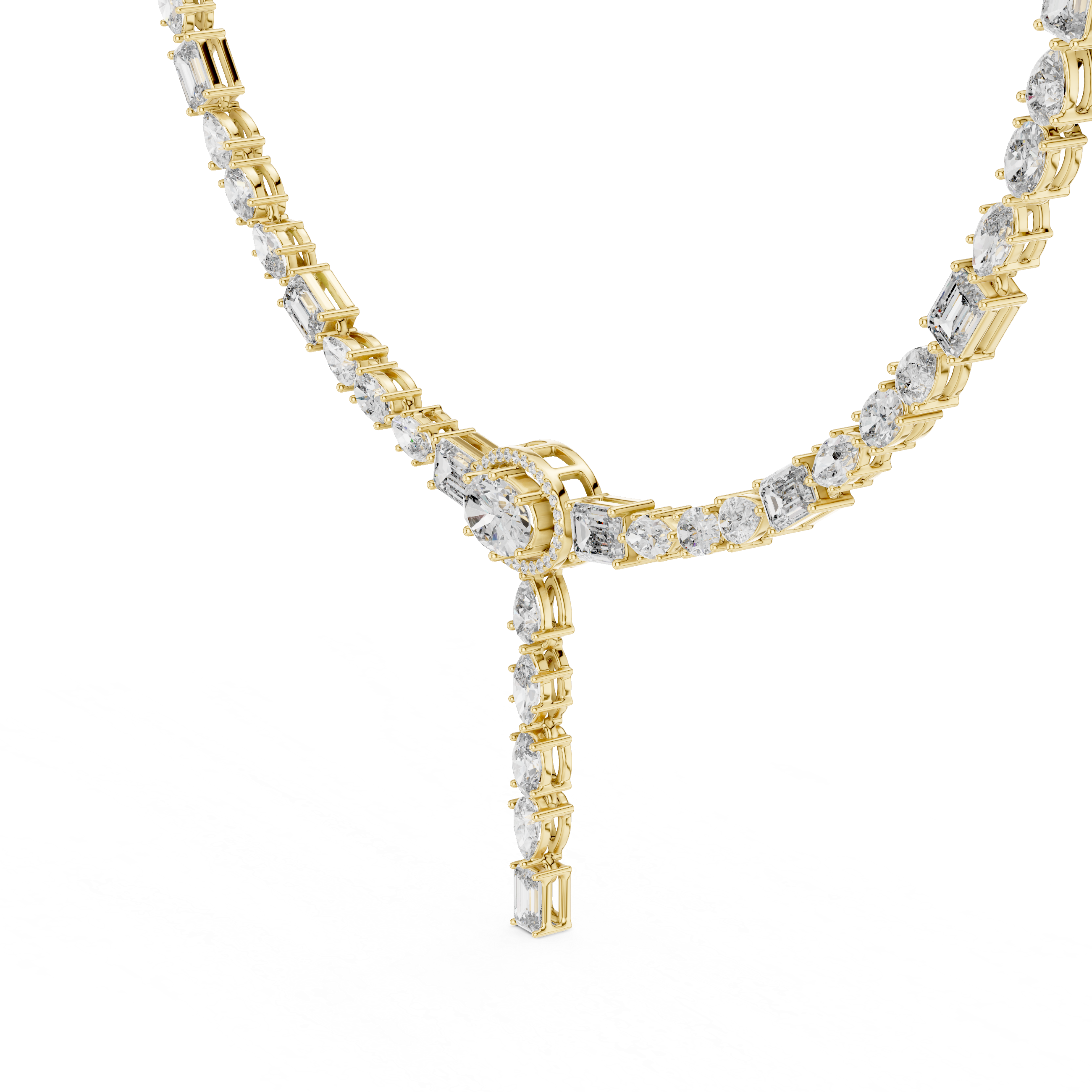 Y- Lab Grown Diamond Necklace