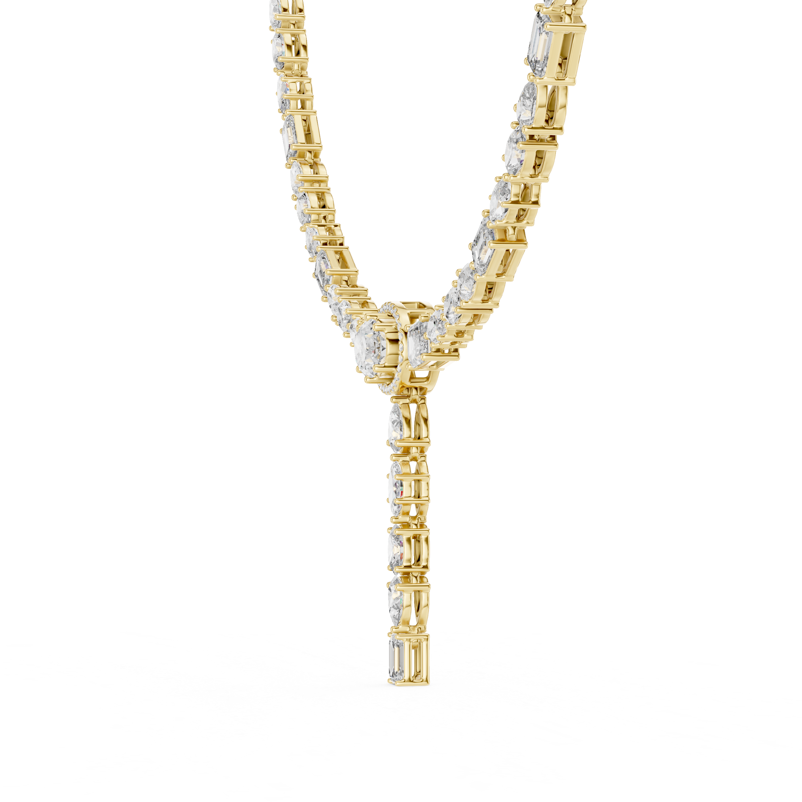 Y- Lab Grown Diamond Necklace