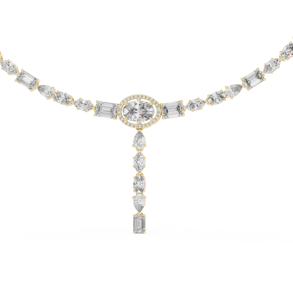 Y- Lab Grown Diamond Necklace