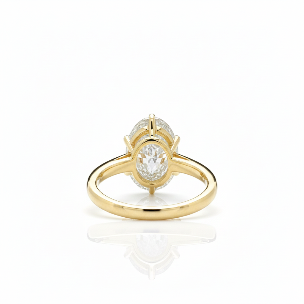 Oval Solitaire Ring