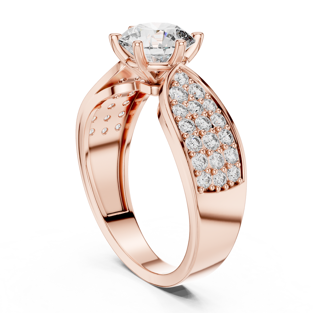 Round Diamond Solitaire Ring