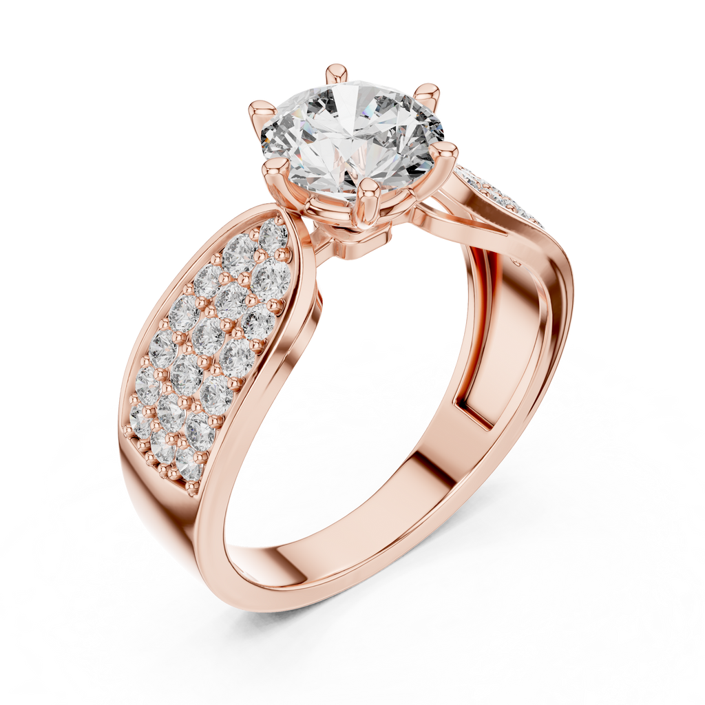 Round Diamond Solitaire Ring