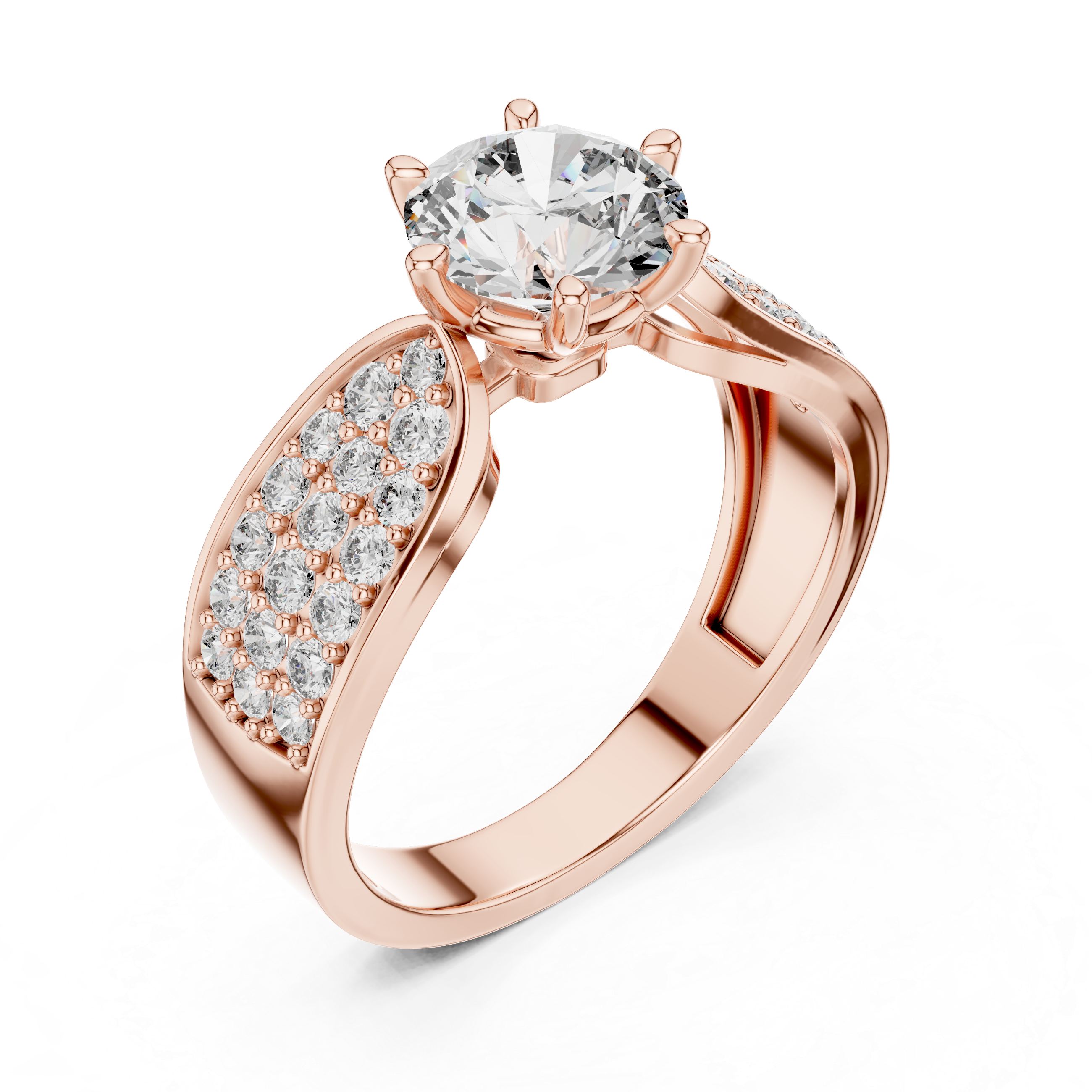 Round Diamond Solitaire Ring