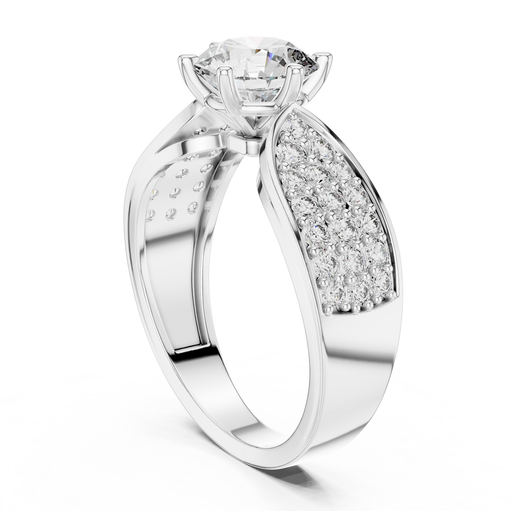 Round Diamond Solitaire Ring