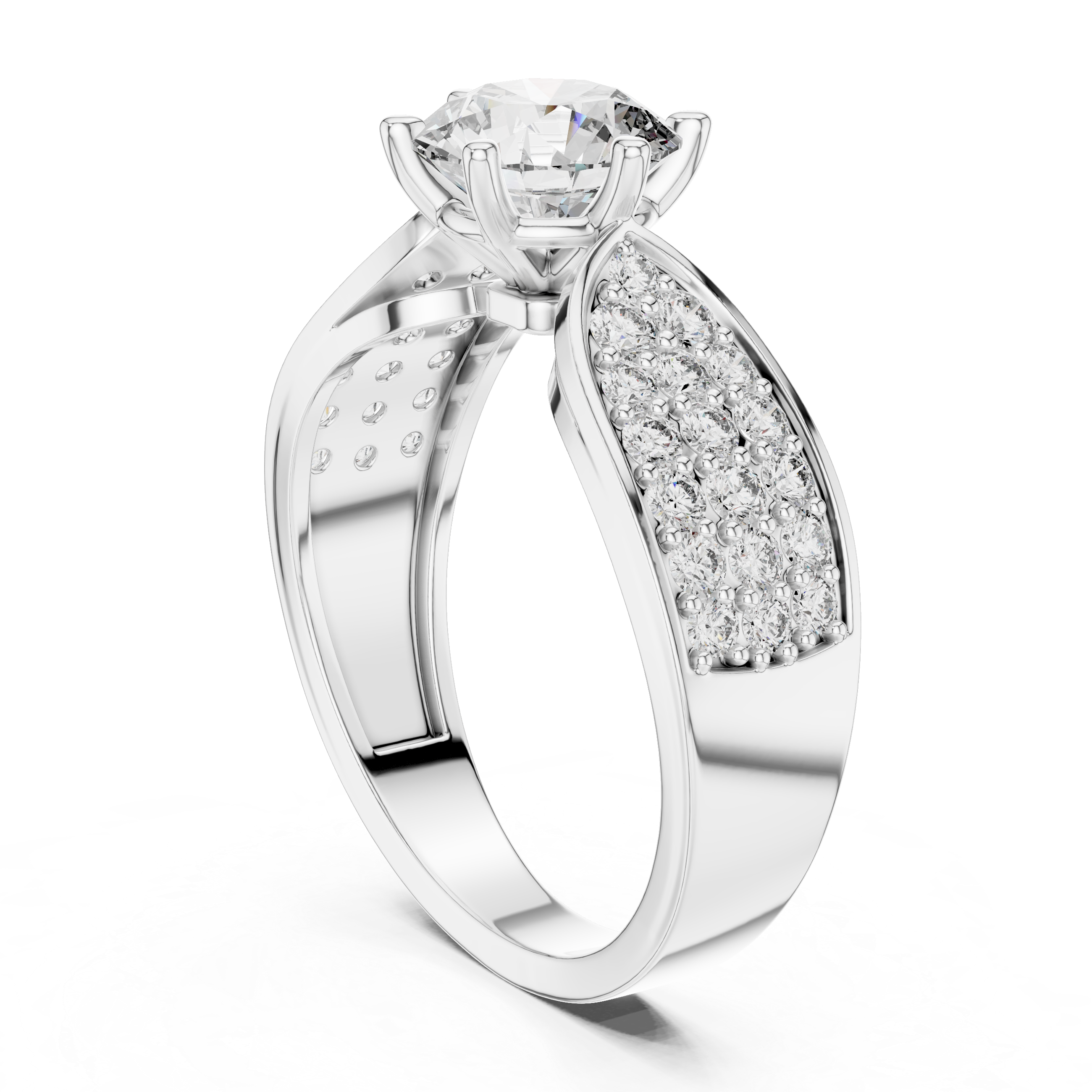 Round Diamond Solitaire Ring