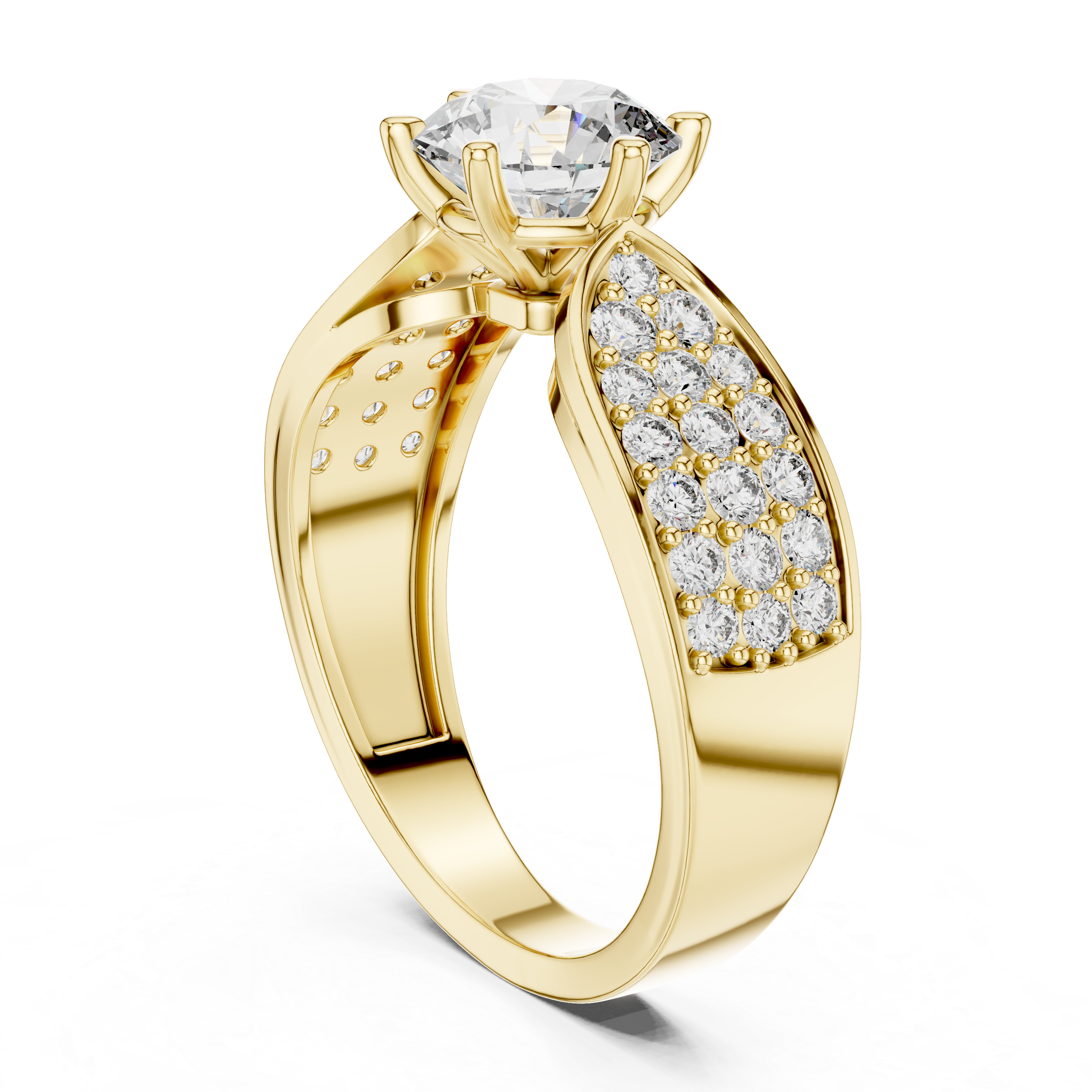 Round Diamond Solitaire Ring