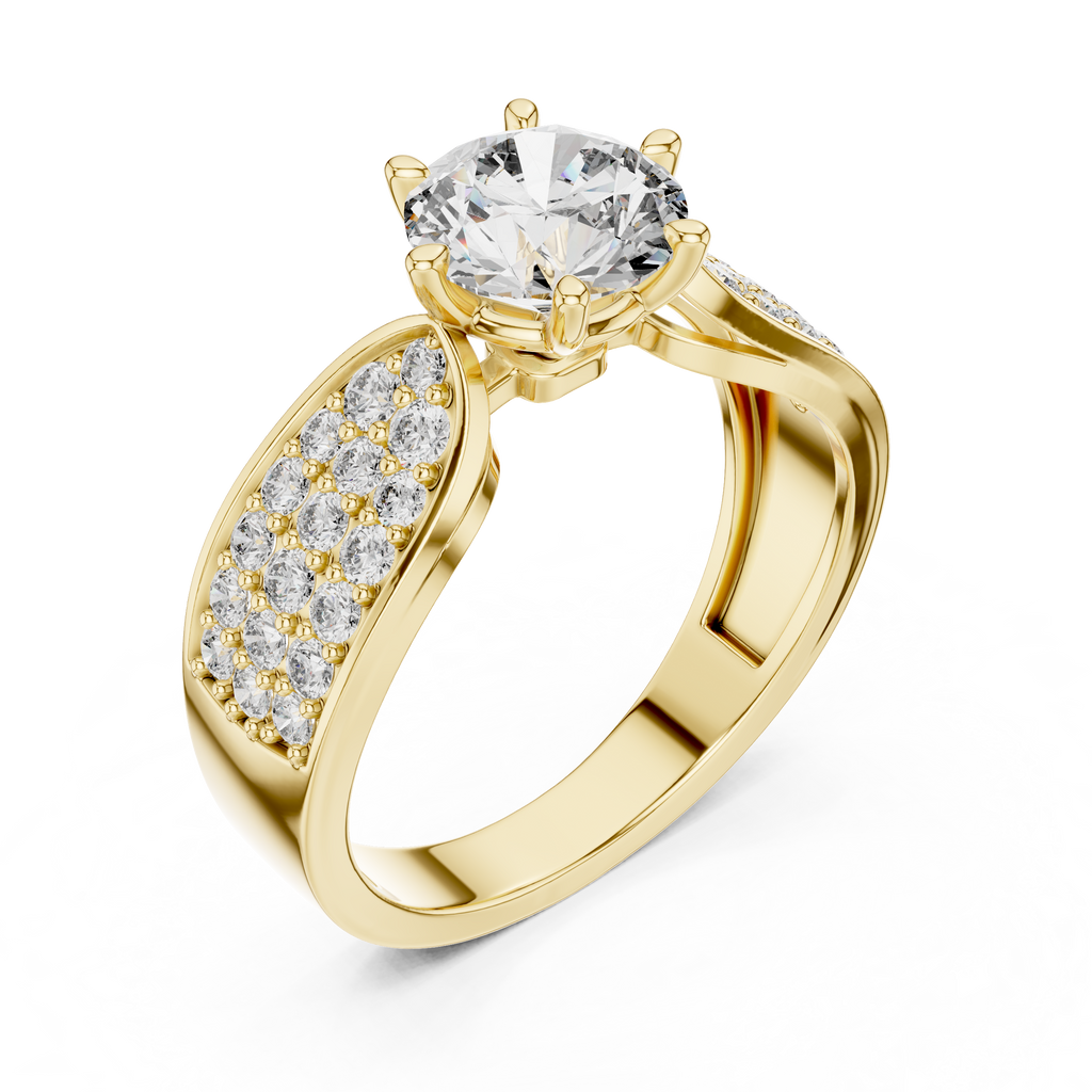 Round Diamond Solitaire Ring