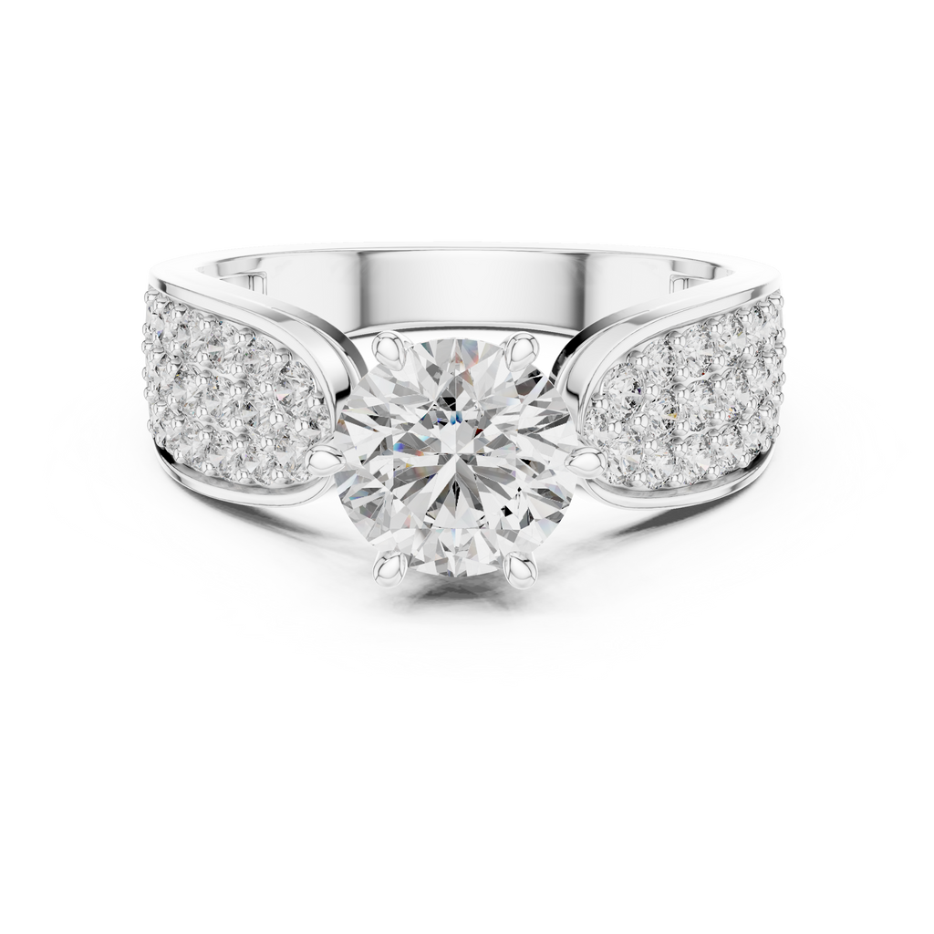 Round Diamond Solitaire Ring