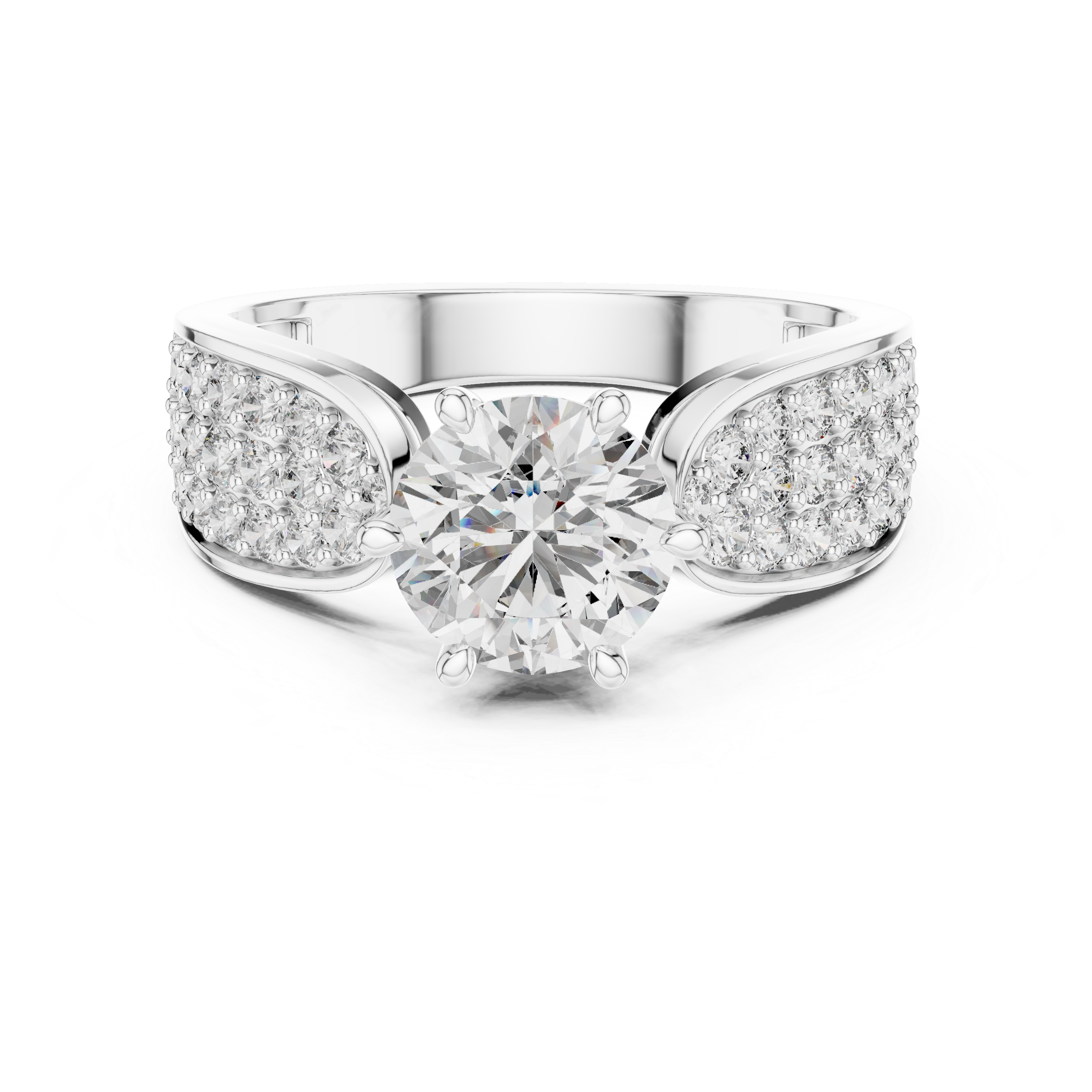 Round Diamond Solitaire Ring