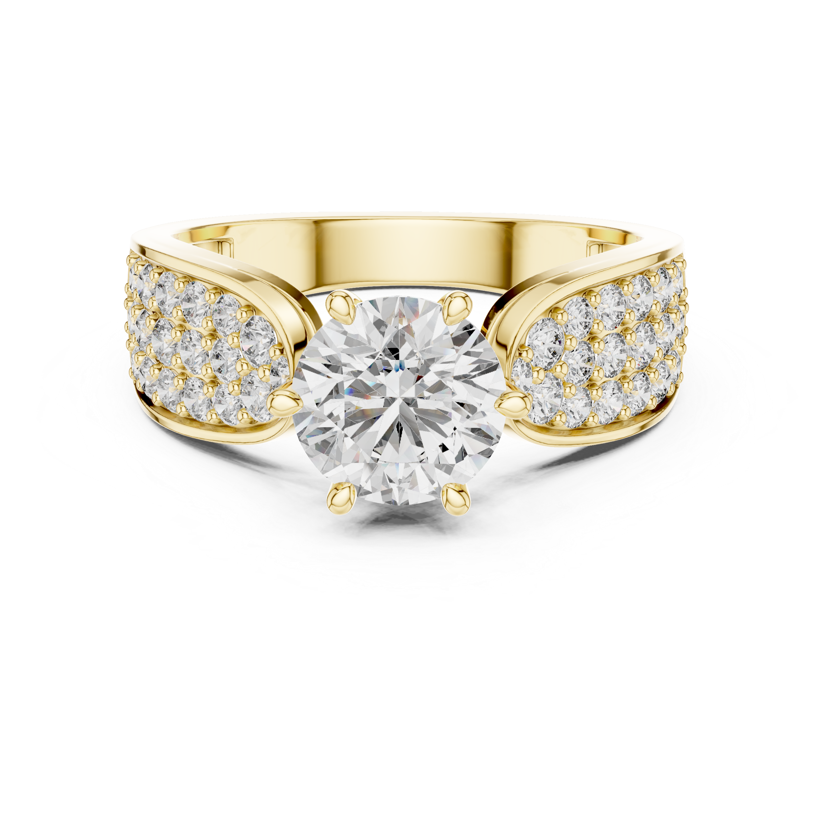 Round Diamond Solitaire Ring