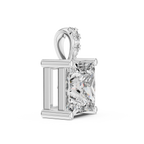 Princess Cut Solitaire Diamond Pendant