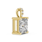 Princess Cut Solitaire Diamond Pendant