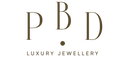 PBD Jewels reversed-color brand logo