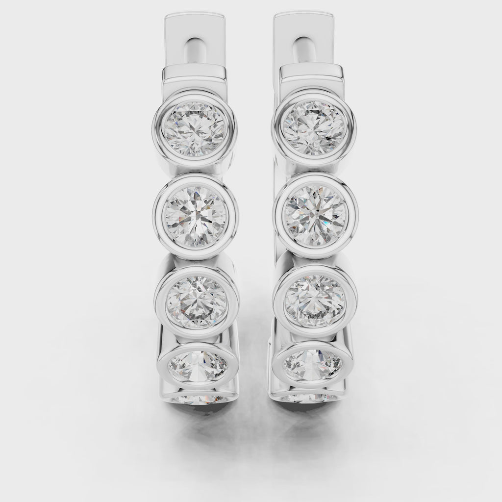 Round Hoop Earrings