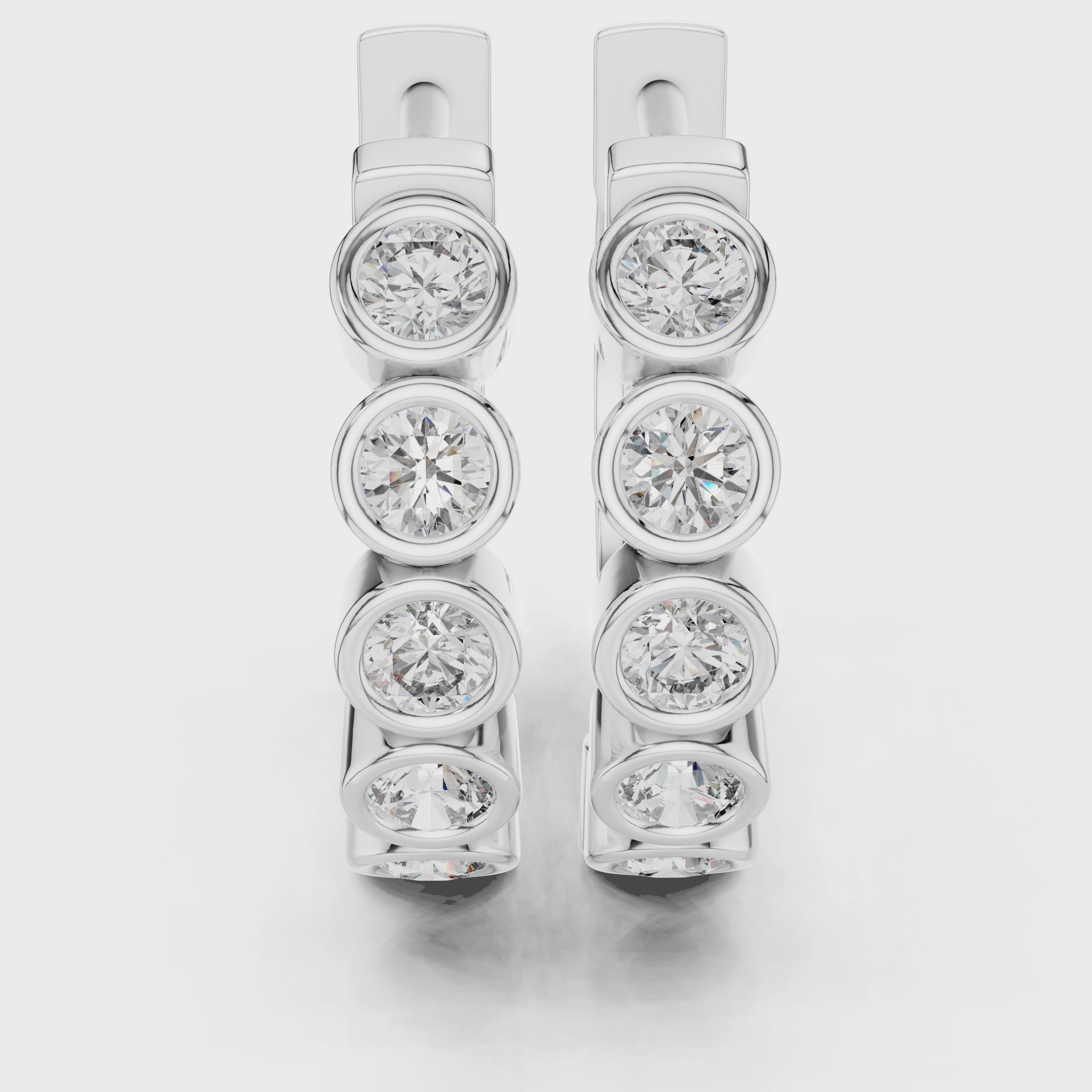Round Hoop Earrings