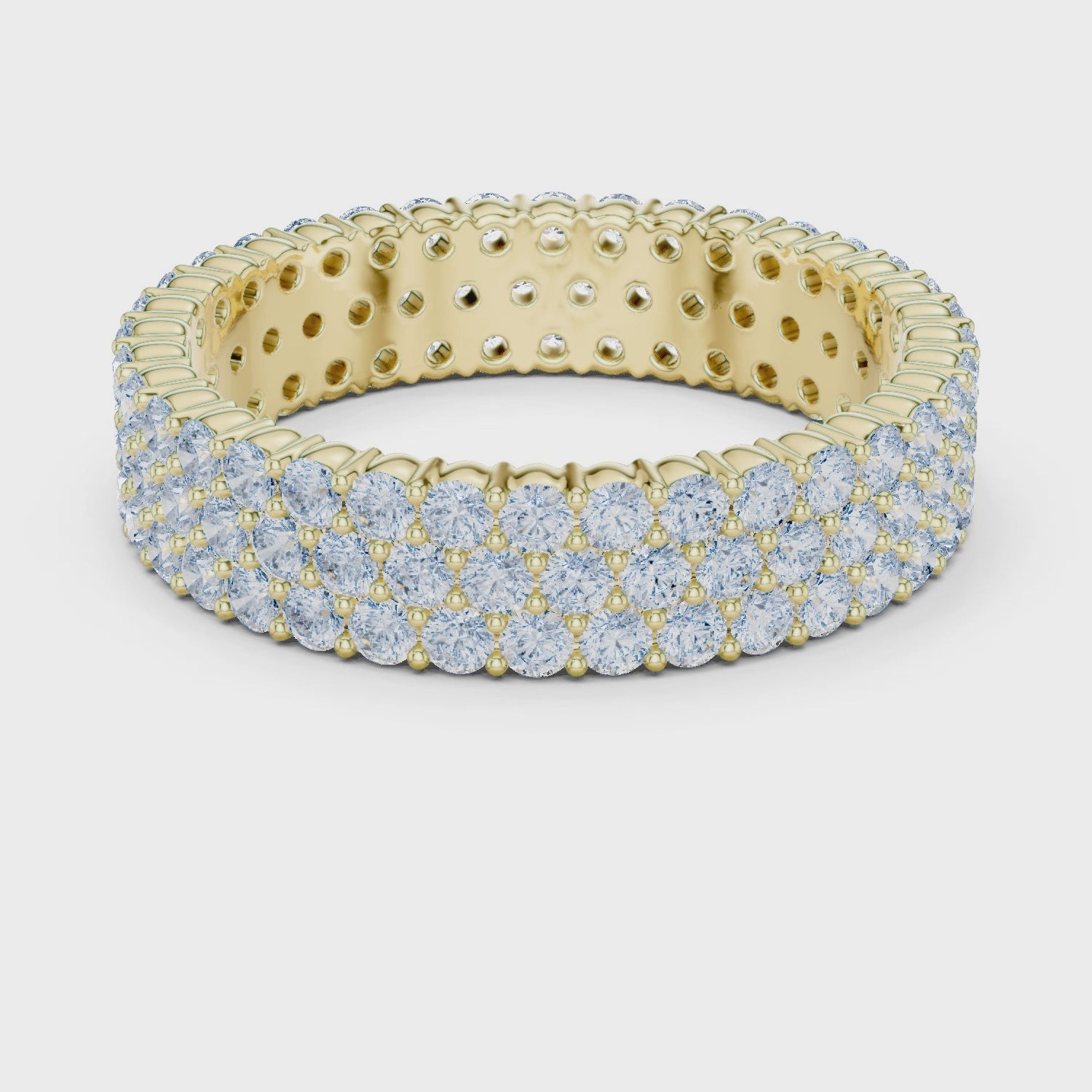 Round Diamond Full Eternity Ring