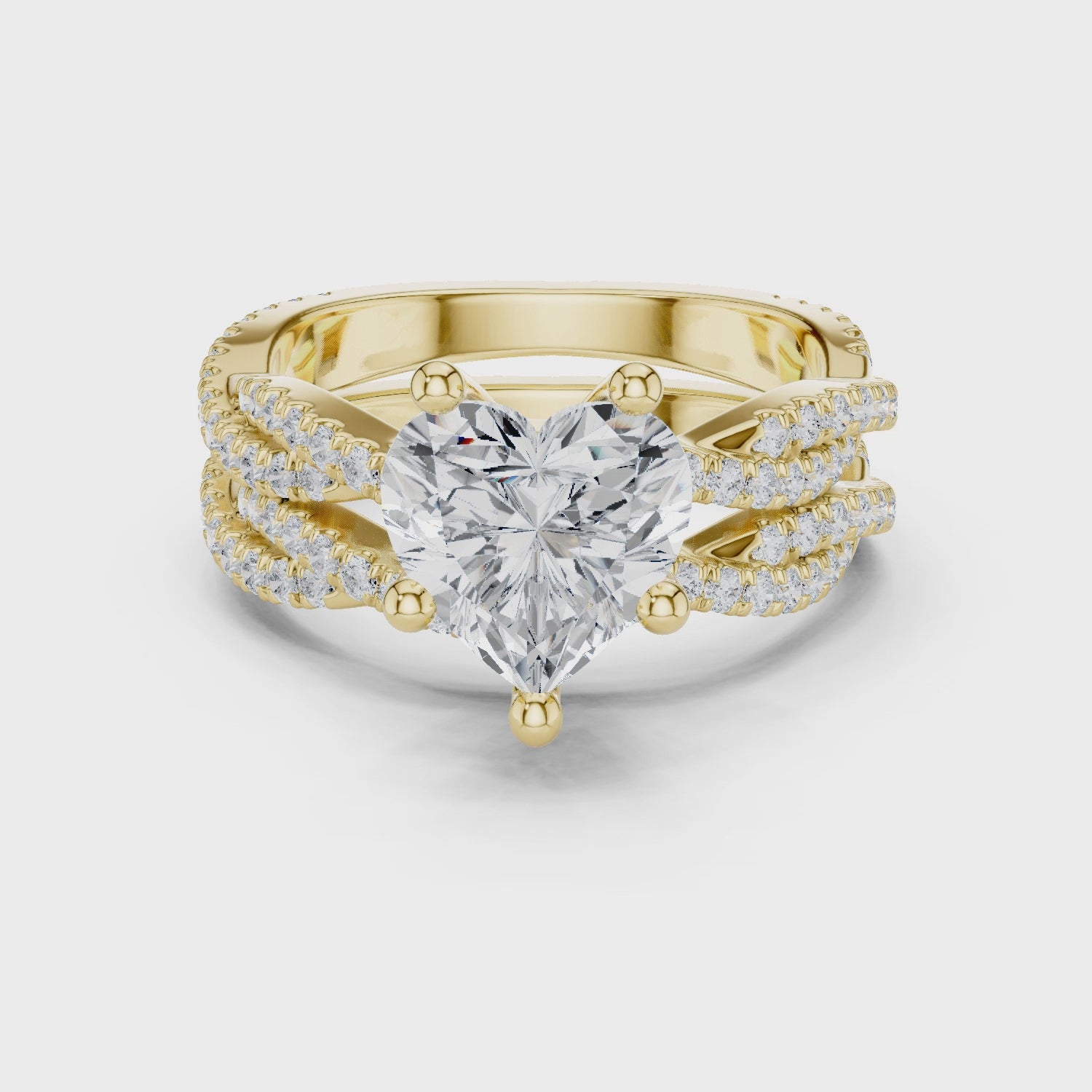 Heart Cut Diamond Engagement Ring