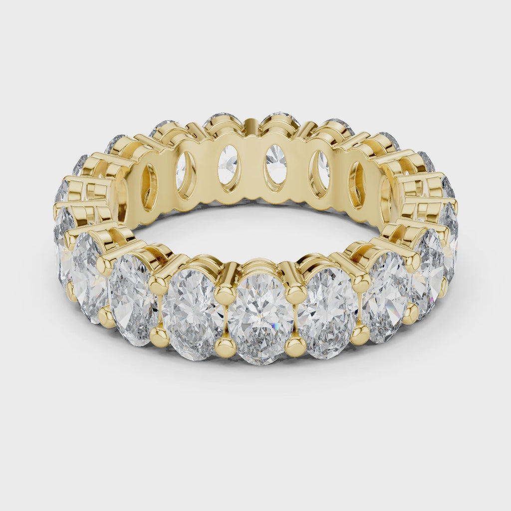 Oval Lab Grown Diamond Eternity Band