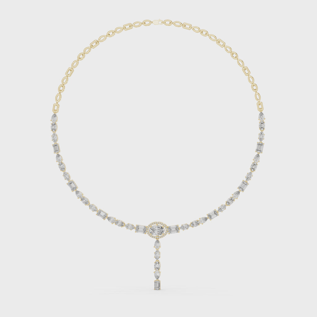 Y- Lab Grown Diamond Necklace
