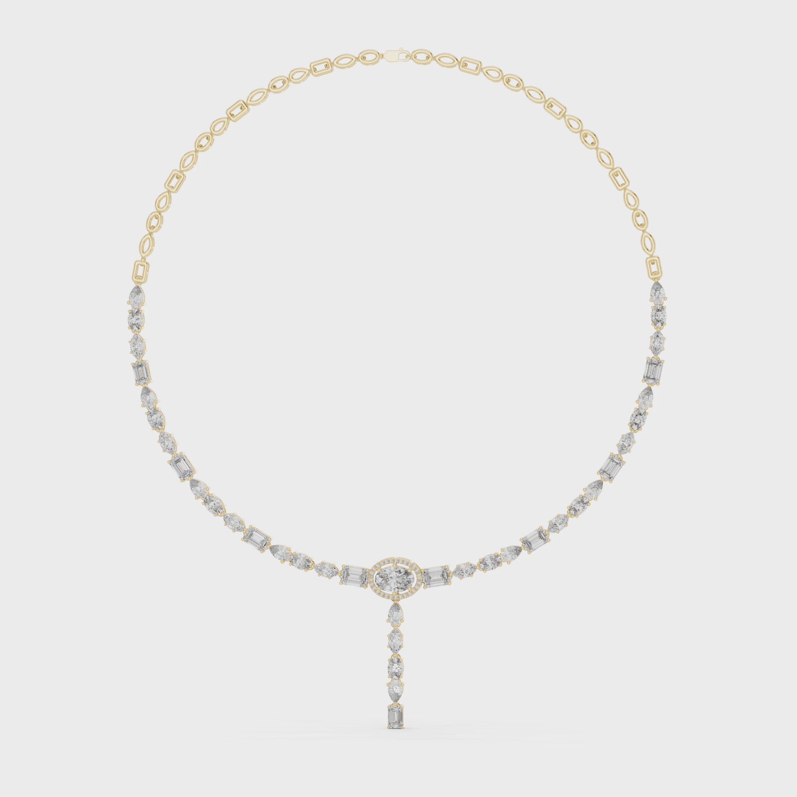 Y- Lab Grown Diamond Necklace