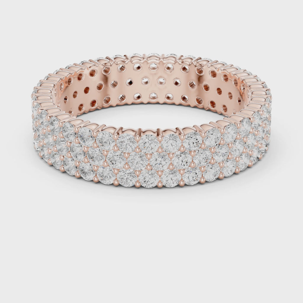 Round Diamond Full Eternity Ring
