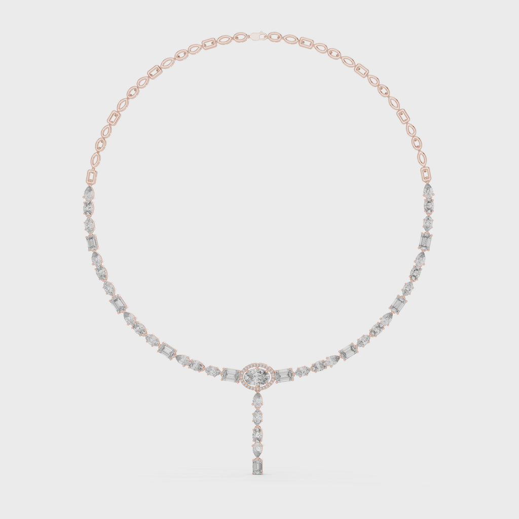 Y- Lab Grown Diamond Necklace