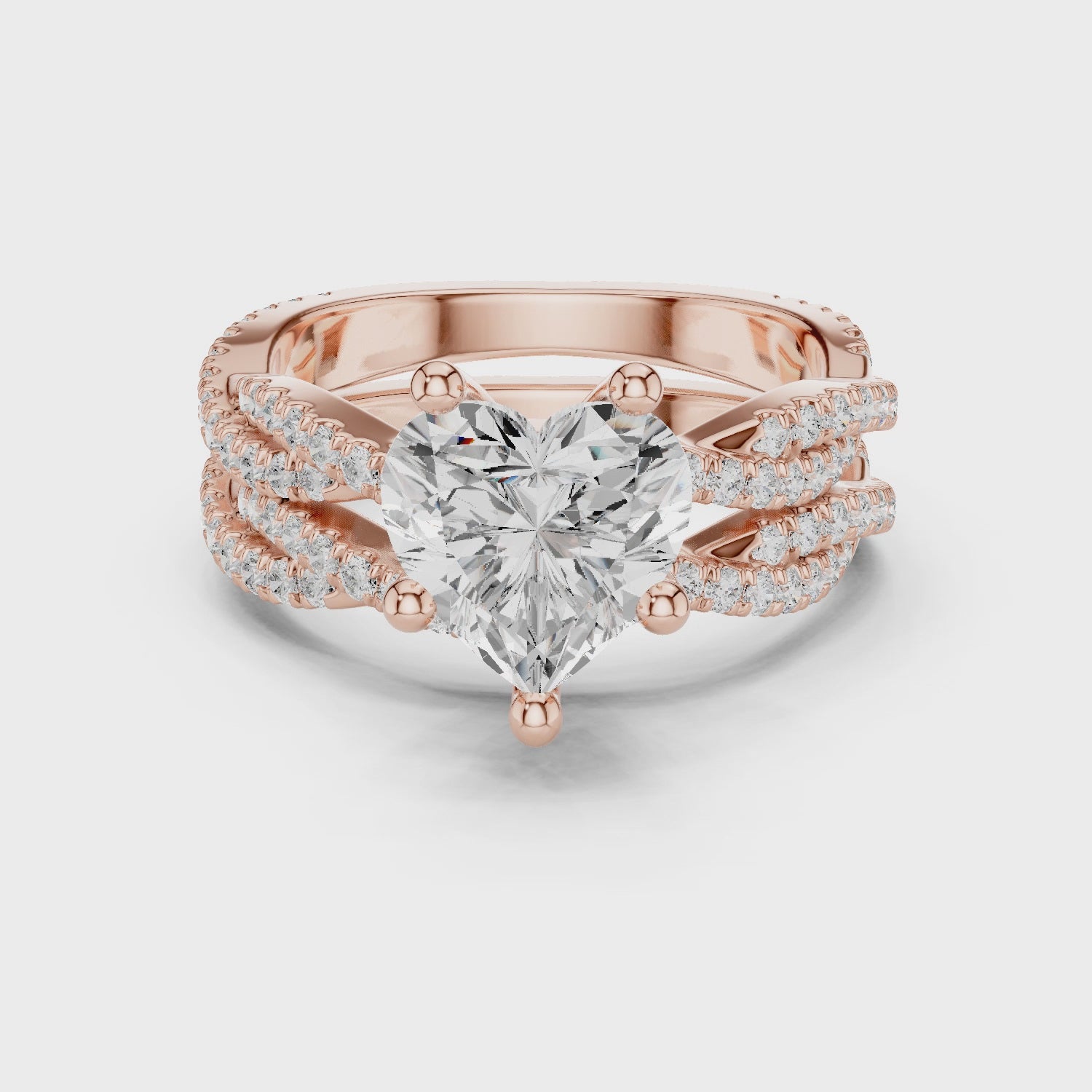 Heart Cut Diamond Engagement Ring