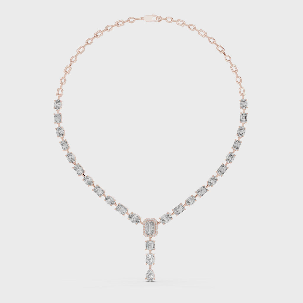 Diamond Drop Necklace