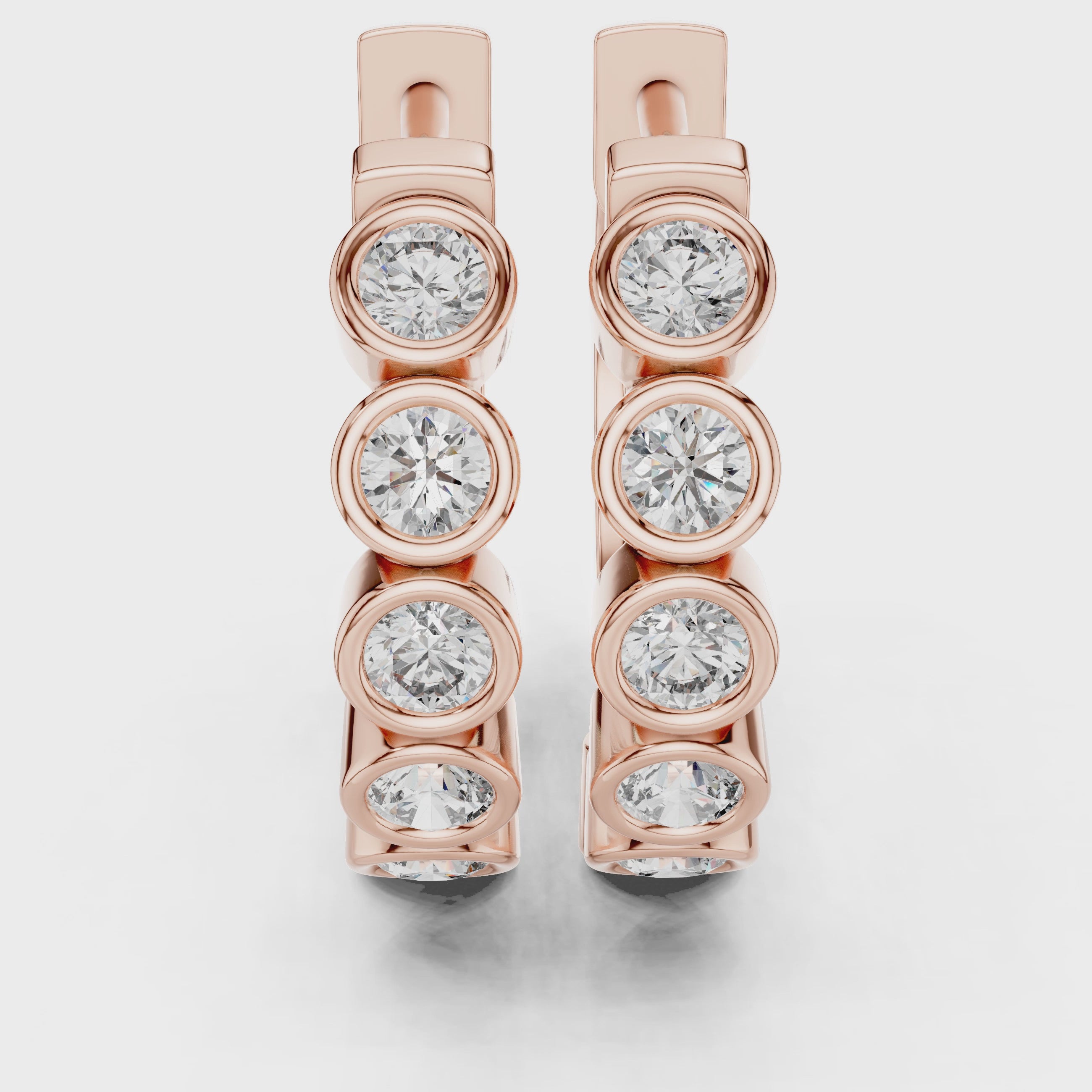 Round Hoop Earrings