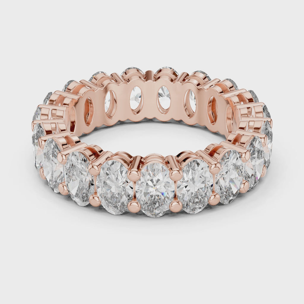 Oval Lab Grown Diamond Eternity Band