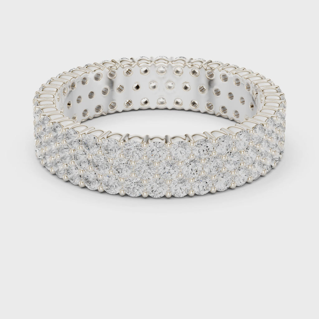Round Diamond Full Eternity Ring