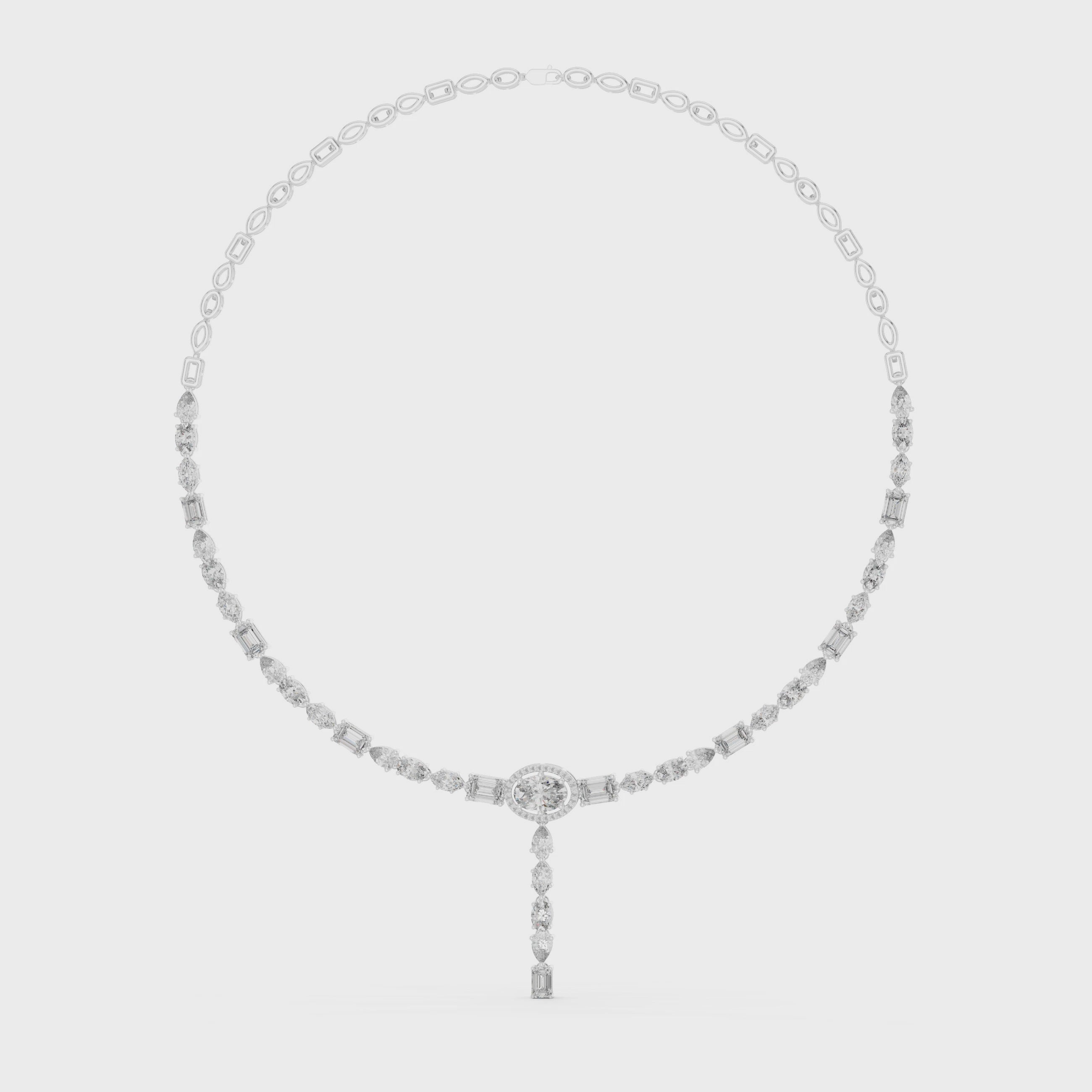 Y- Lab Grown Diamond Necklace